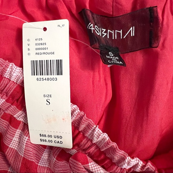 NWT Anthropologie Gingham Picnic Shorts - Picture 8 of 9